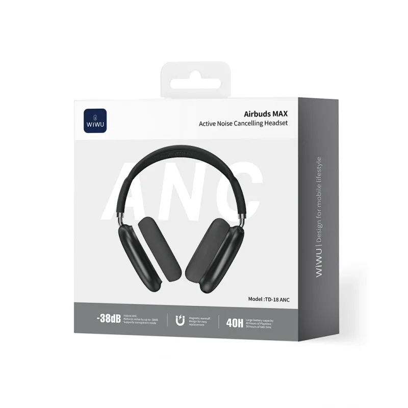 WiWU Airbuds MAX  — Original sifatli quloqchin — фото 6
