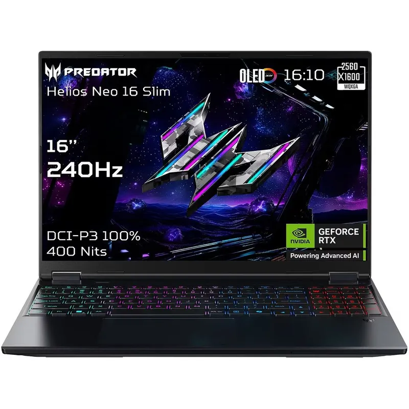 Ноутбук predator neo 16s i9 gen 14 экран 240гЦ все пломбы на месте
