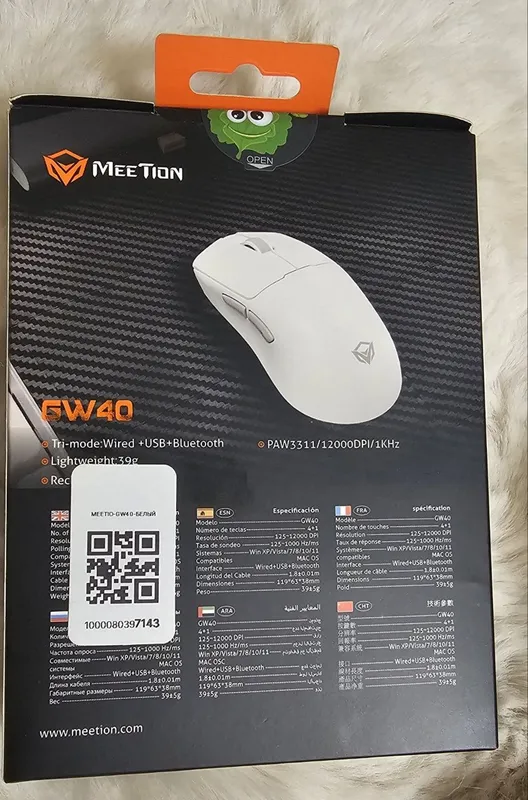 Мышка для ПК Mee tion GW40 Lightweight — фото 1