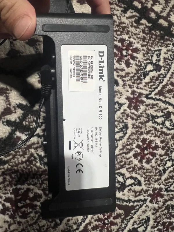 Wi-fi router D-link 2