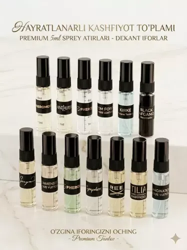 13 xil atirlar to‘plami 5 ml, premium mini parfum 13 xil atirlar to‘plami 5 ml, premium mini parfum
