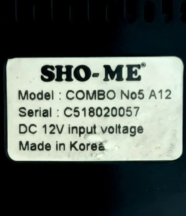 Антирадар + видеорегистратор + GPS информер SHO-ME Combo 5. A12. — фото 4 Антирадар + видеорегистратор + GPS информер SHO-ME Combo 5. A12. — фото 4