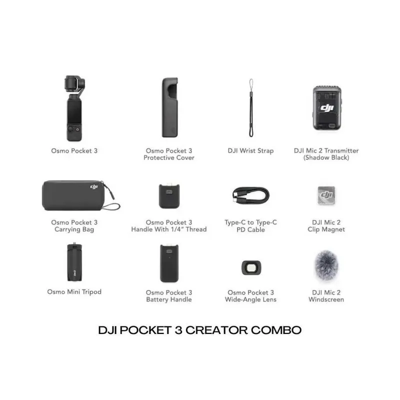 Новая Экшн-камера DJI Osmo Pocket 3 Creator Combo Black Доставка — фото 5