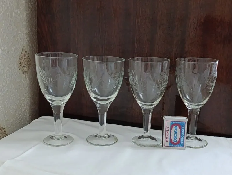 Фужеры, стекло, 4 шт.
