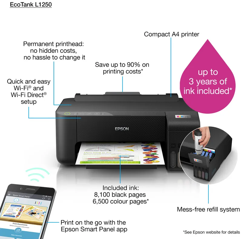 Epson L3200 A4 струйное МФУ СНПЧ
