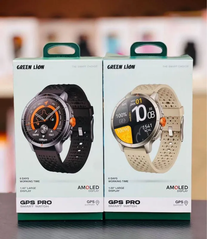 Green lion smart watch • классик • спортивный • амолед • сим картой — фото 1