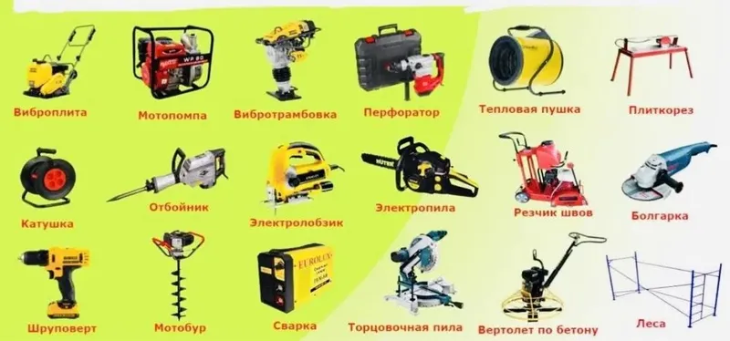 Прокат инструментов Аренда Инструментов все для строительства 24/7 — фото 1