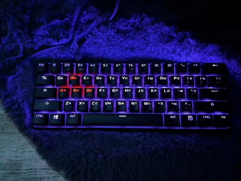 Клавиатура HyperX Alloy Origins 60 RGB — фото 1
