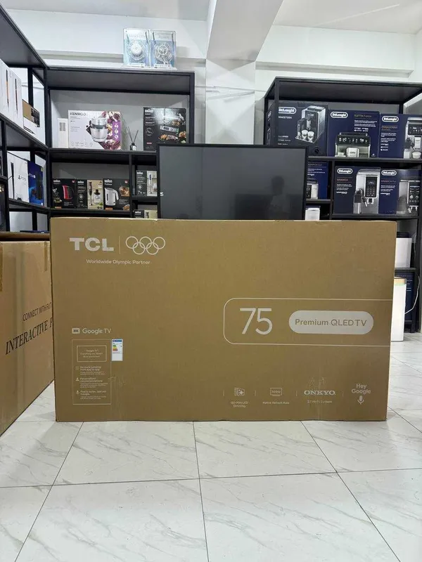 Телевизор TCL 75 P8L 4K QD-Mini LED 144HZ Google TV доставка бесплатно 1