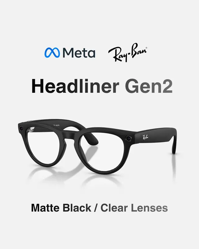 Rayban Meta Gen2 Headliner Matte Black