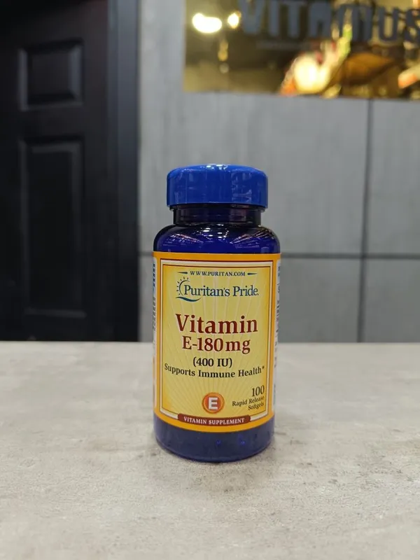Puritan's pride vitamin E 180mg (400 IU) 100 softgels