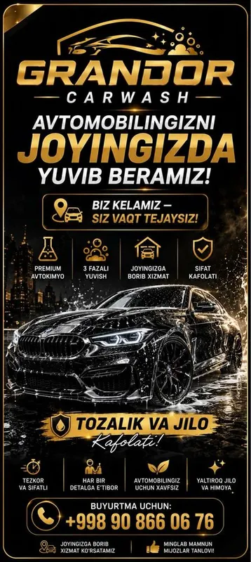 Vezivnoy moyka. GRANDOR CARWASH 2 Vezivnoy moyka. GRANDOR CARWASH 2