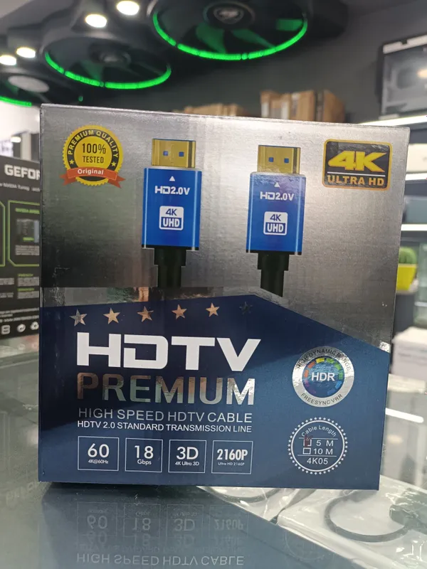 Скидка! Доставка! Кабель Hdmi 5 м/ 4 k ( 2.0 v) premium 1 Скидка! Доставка! Кабель Hdmi 5 м/ 4 k ( 2.0 v) premium 1