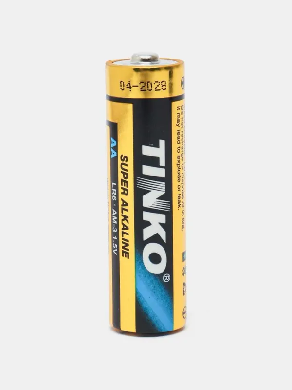 Батарейки цилиндрические, марки Tinko AA 1.5v