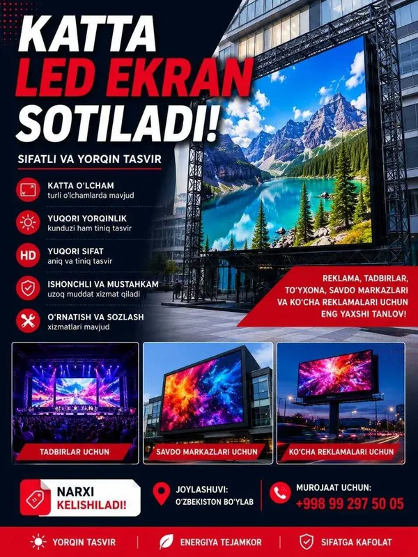 Katta Led Ekran Sotiladi 1 Katta Led Ekran Sotiladi 1