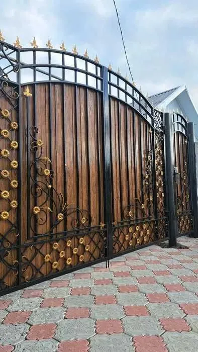 РЕШЁТКИ НА ОКНА Балкон козырек перила ограда temir навес карниз Kovka — фото 1