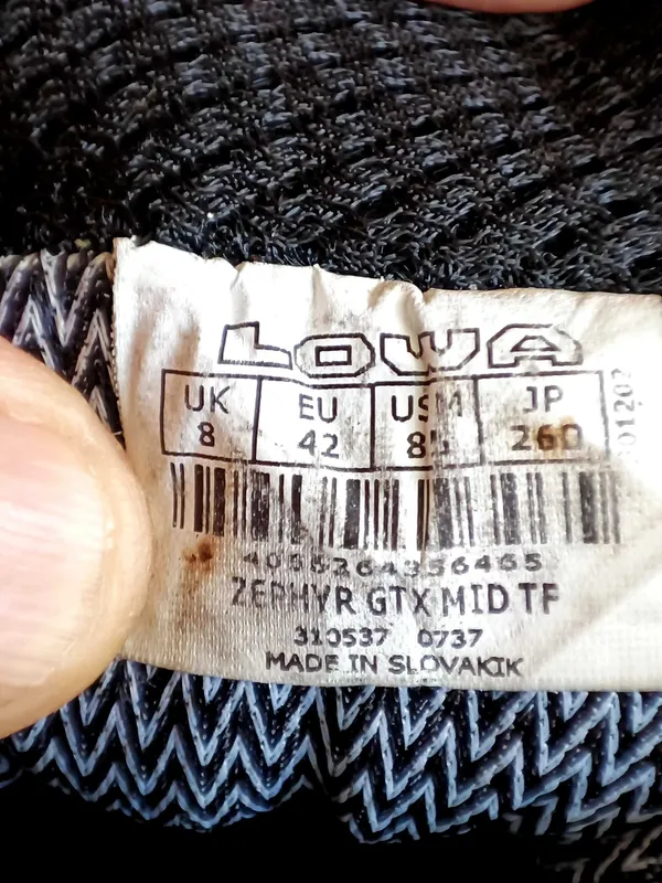 Мужские ботинки Lowa 6 Мужские ботинки Lowa 6