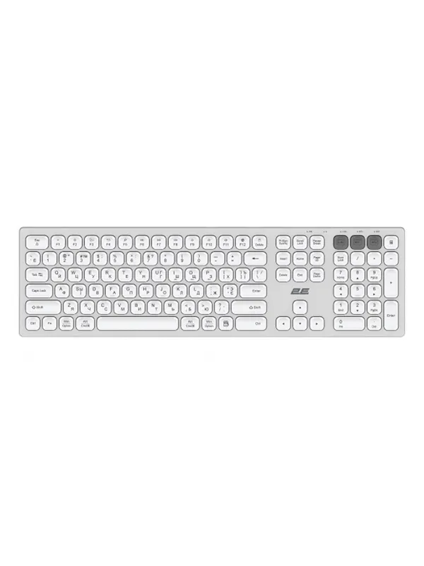 Беспроводная клавиатура ножничная 2E-KS270 105key, WL/BT — фото 4