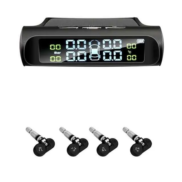 Система контроля давления в автомобильных шинах Solar Power USB TPMS — фото 2