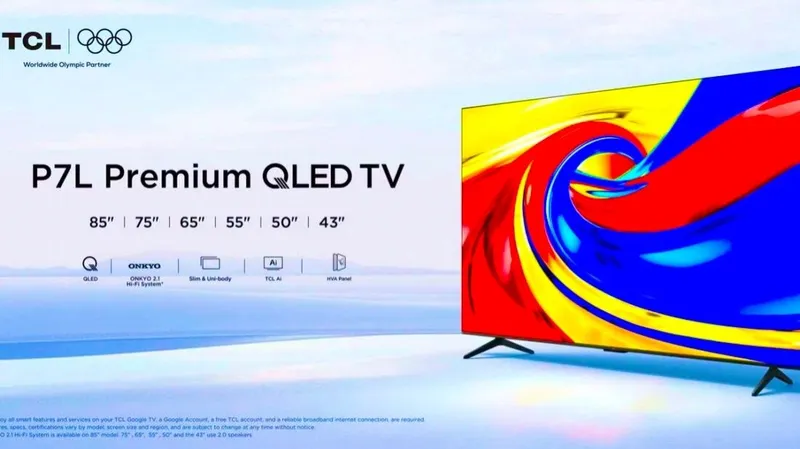 TCL 75 P7L Qled tv 120hz