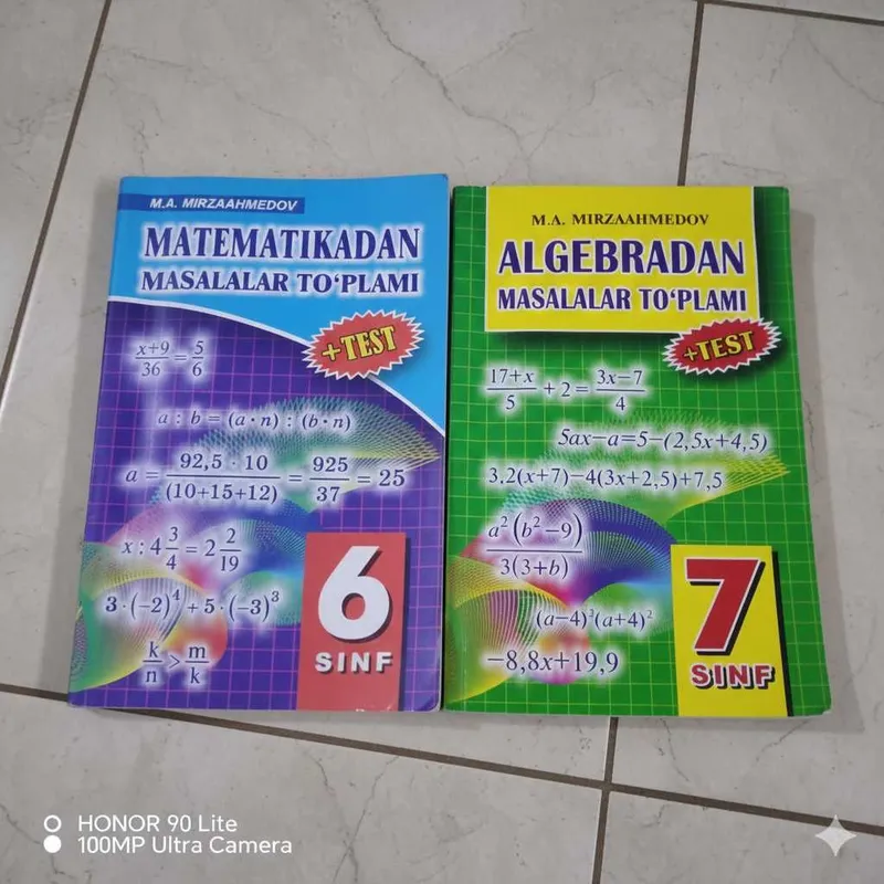 6- va 7-sinf algebradan masalalar to'plami M.Mirzaahmedov — фото 3