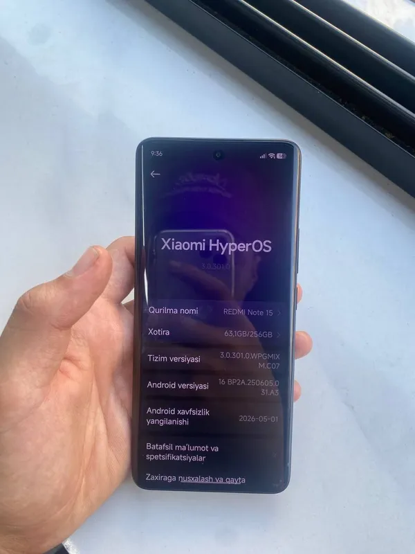redmi note 15 aytib yo 2