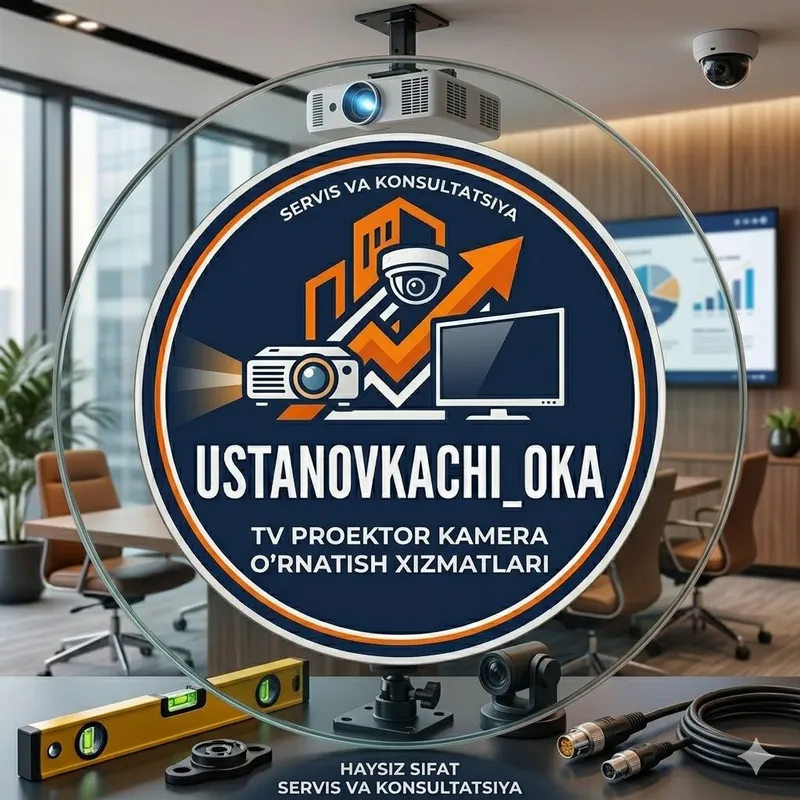 Установка ТВ Проектор акустика камера домофон