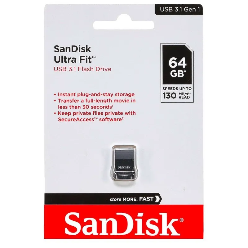 SanDisk 64 Gb ultra fit (2 шт) 1 SanDisk 64 Gb ultra fit (2 шт) 1