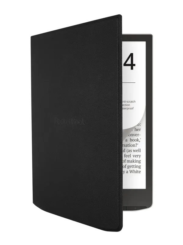 Чехол-книжка PocketBook Flip для PocketBook InkPad (743 Flip series Black), полиуретан/микрофибра, черный