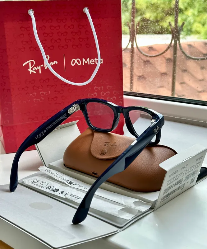 Ray Ban Meta (Gen 2) Shiny Cosmic Blue - Sapphire — фото 5