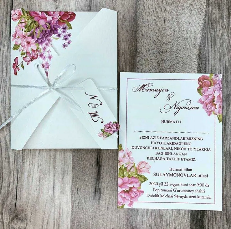 Sifatli taklifnoma ishonchli professional Sifatli taklifnoma ishonchli professional