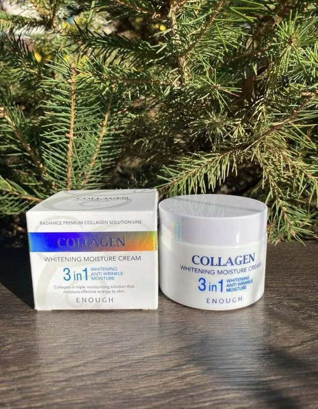 Collagen oqartiruvchi, namlantiruvchi va ajinga qarshi 3 tasi 1 tada krem Collagen oqartiruvchi, namlantiruvchi va ajinga qarshi 3 tasi 1 tada krem