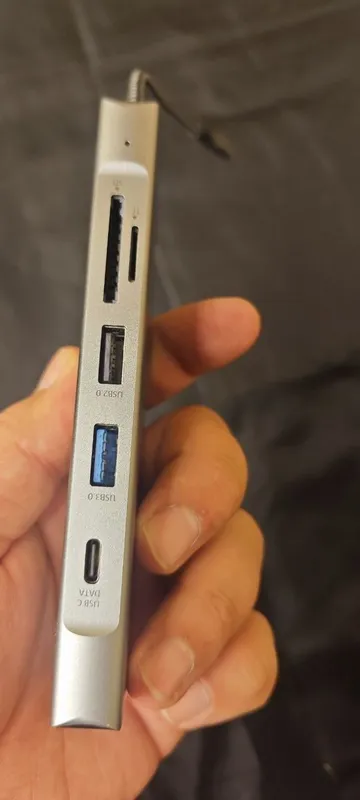 Type c hub с местом под ssd 3
