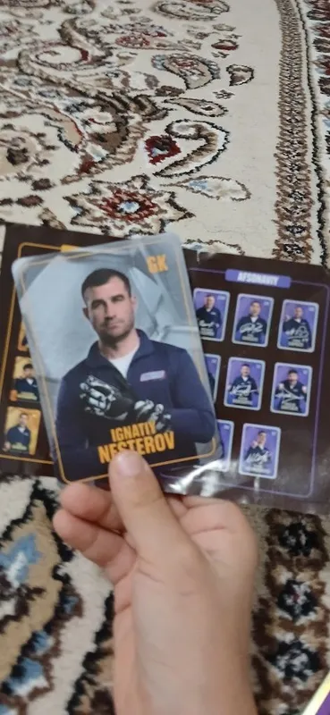 Snickers cards IGNATIY NESTEROV standart