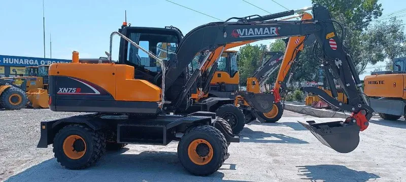 Колесный экскаватор VIAMAR XN-75В (двигатель Yanmar) — фото 4