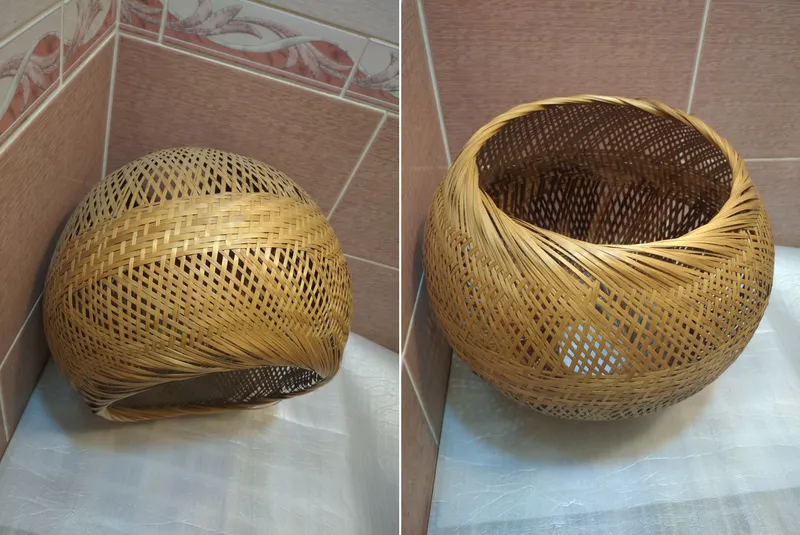 Светильник, люстра, плетеная.