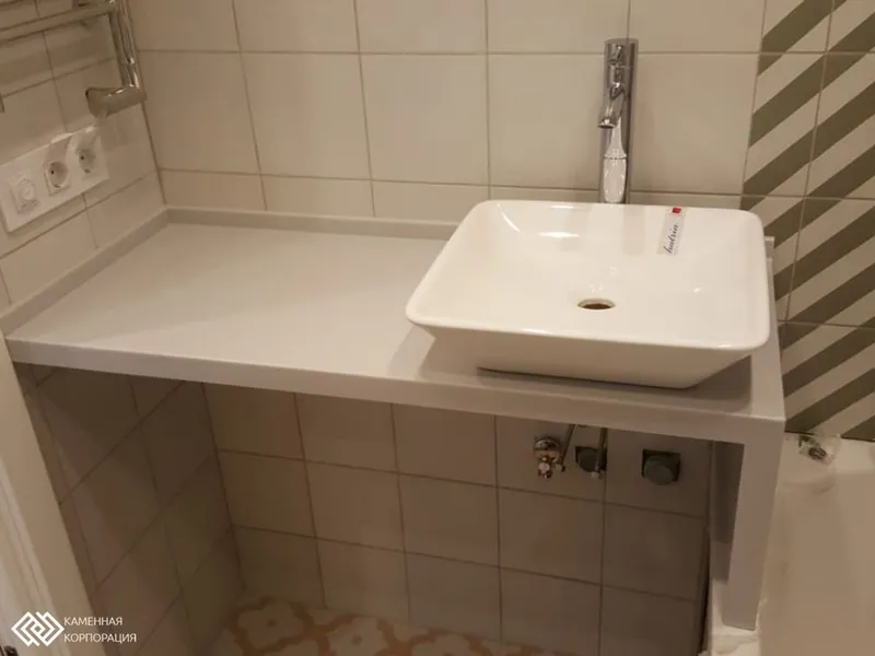 Столешница из кварца и Акрила — фото 3