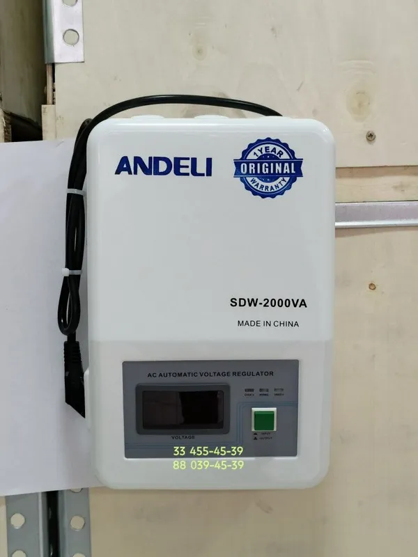 Стабилизатор 2-kva ANDELI Latorli Stabilizator Eng Arzon Optom Narxda