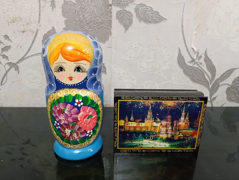 Абсолютно новые Матрёшка и шкатулка. Производство Россия.