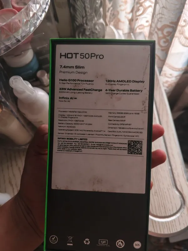 INFINIX HOT 50 PRO 8/256 XOLATI IDEAL 3 INFINIX HOT 50 PRO 8/256 XOLATI IDEAL 3