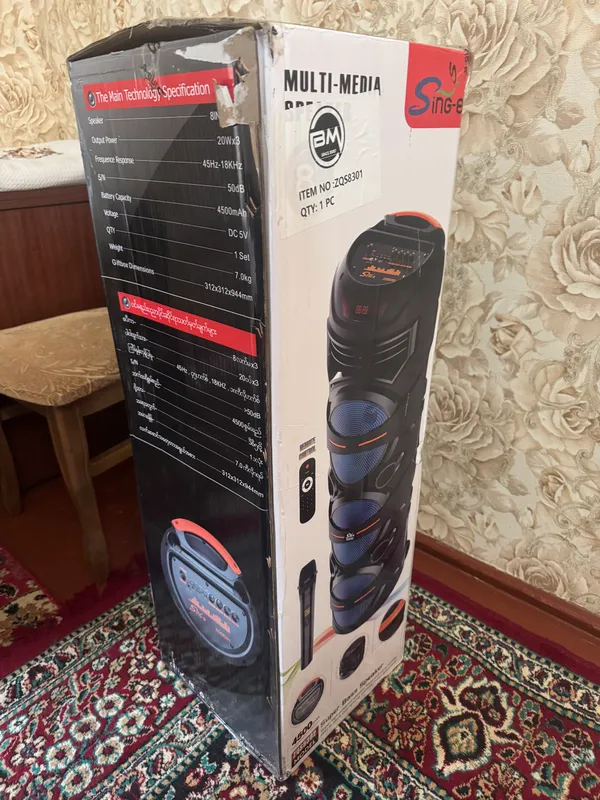 колонка с микрофоном 2 колонка с микрофоном 2