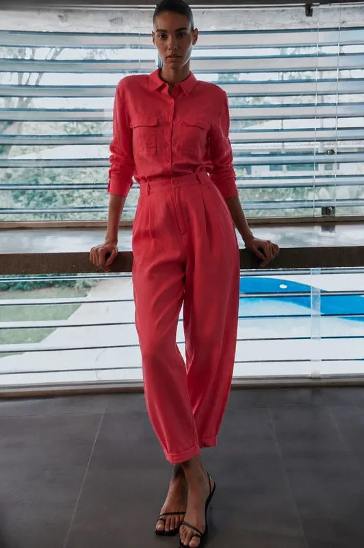 Льняной костюм Benetton 1