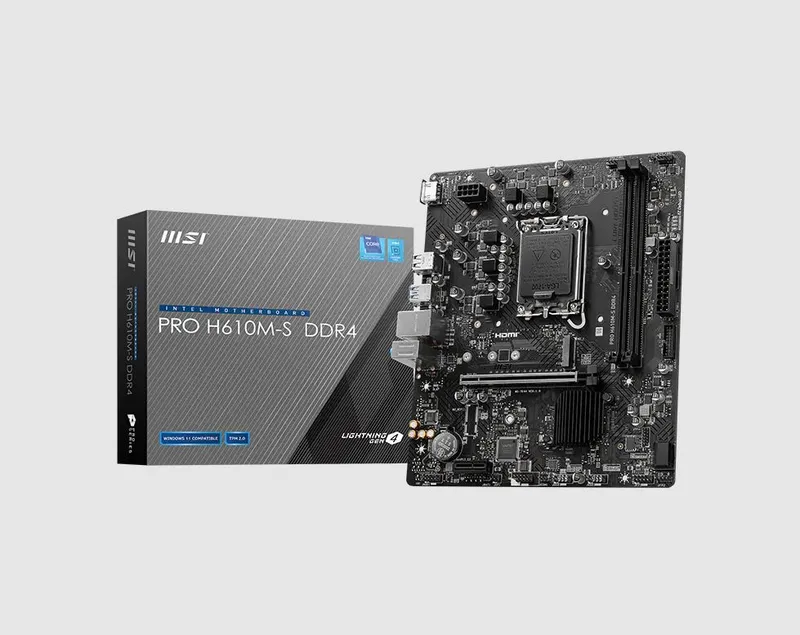 Материнская плата MSI Pro H610M-S DDR4 Материнская плата MSI Pro H610M-S DDR4