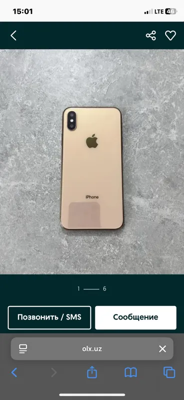 Iphone xs gold idealno — фото 2