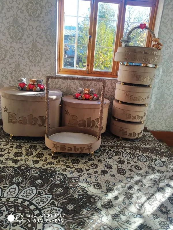 Beshik toy uchun sarpo sandiq
