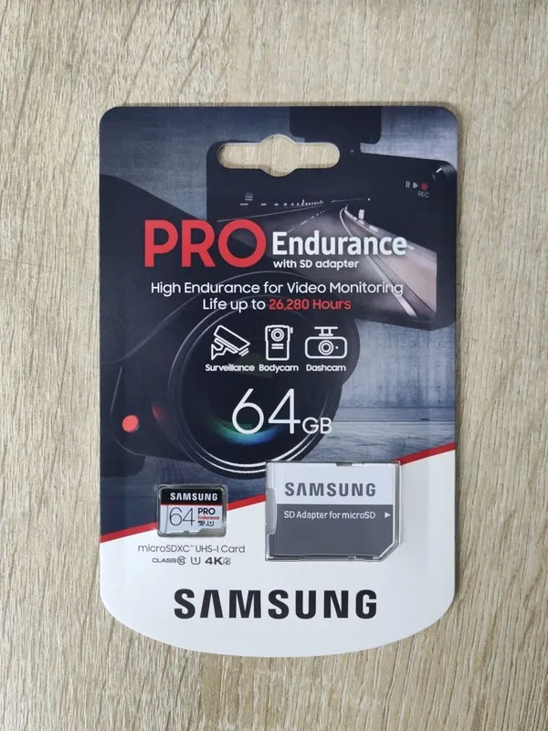 Карта памят флешка Micro Sd Samsung PRO Endurance 64 gb 26,280 часов 5