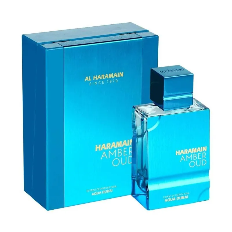 Original atir Al Haramain Amber Oud Aqua Dubai 100 ml — фото 4