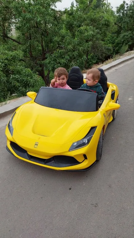 Ferrari F8 очень большая детская машина электромобиль болалар мошинаси 4
