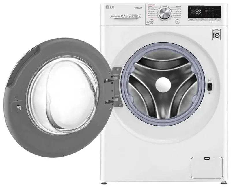 Стиральная машина LG-TW4V7RW1W с технологией AI DD, 10,5 кг — фото 1