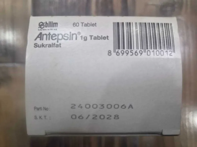 Продается Antepsin 1 g Tablet (Sukralfat) 2 Продается Antepsin 1 g Tablet (Sukralfat) 2
